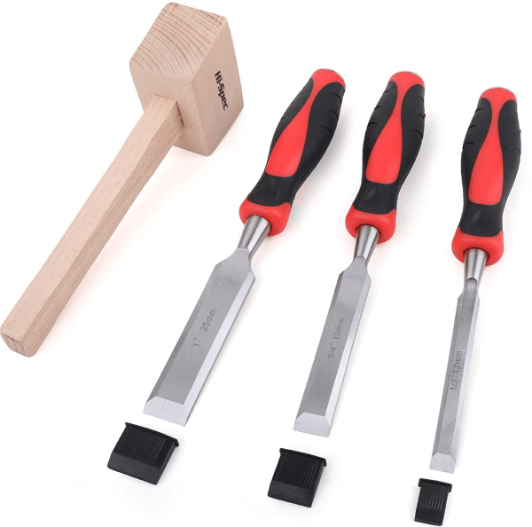 9pcs Professional Wood Carving Chisel Set Precision Carving Blades with  Comfortable Grip Woodworking Chisels Wood Chisel Kits for Woodworking DIY