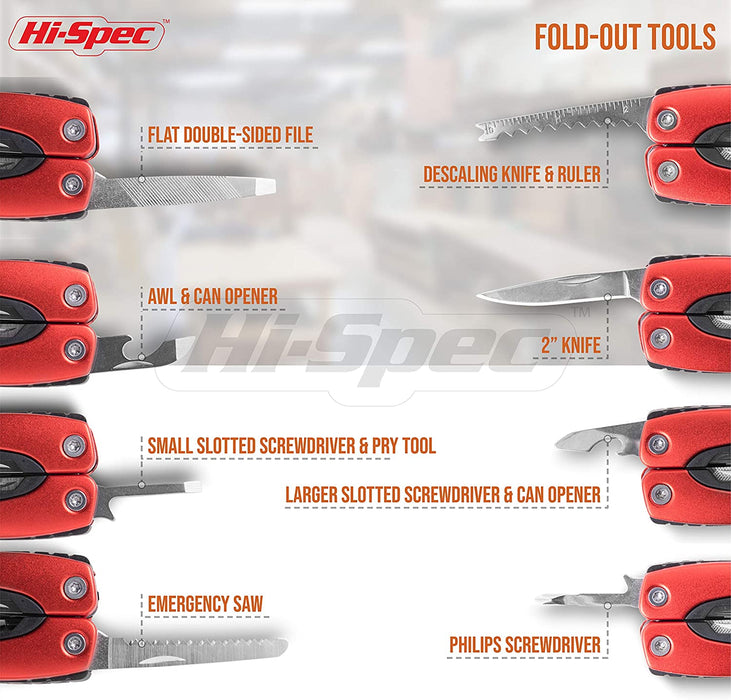 Hi-Spec 15-in-1 Pocket Multi Tool