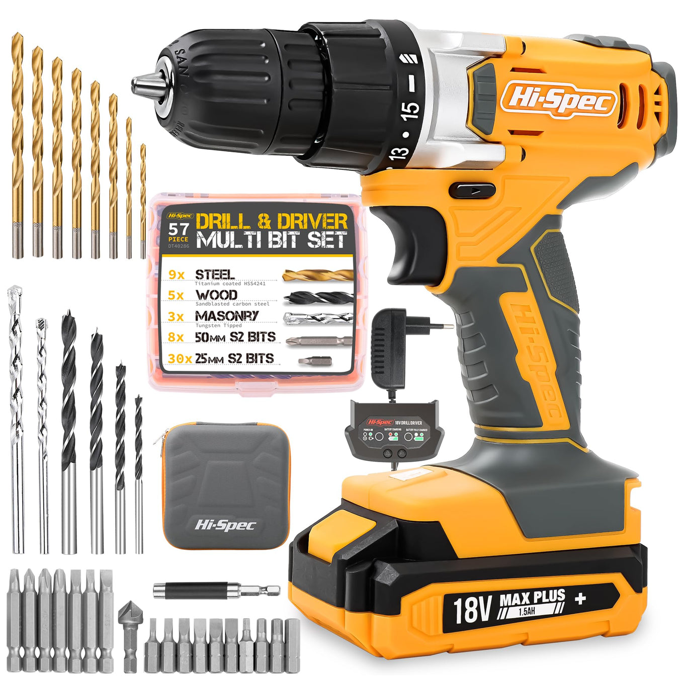 Hi-Spec® Power Drills