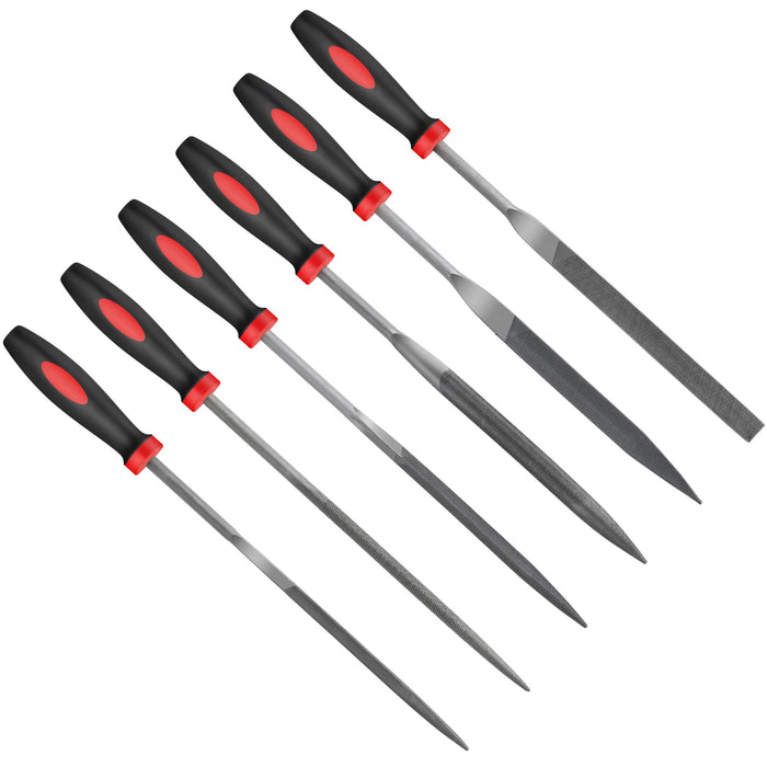 6pc Metal Small Needle Hand File Tool Set for Crafts, Metal & Wood Work