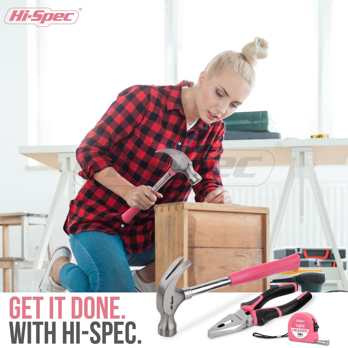 30pc Pink 12V Cordless Power Drill Driver and Home DIY Tool Kit Set. Complete in a Portable Carry Case