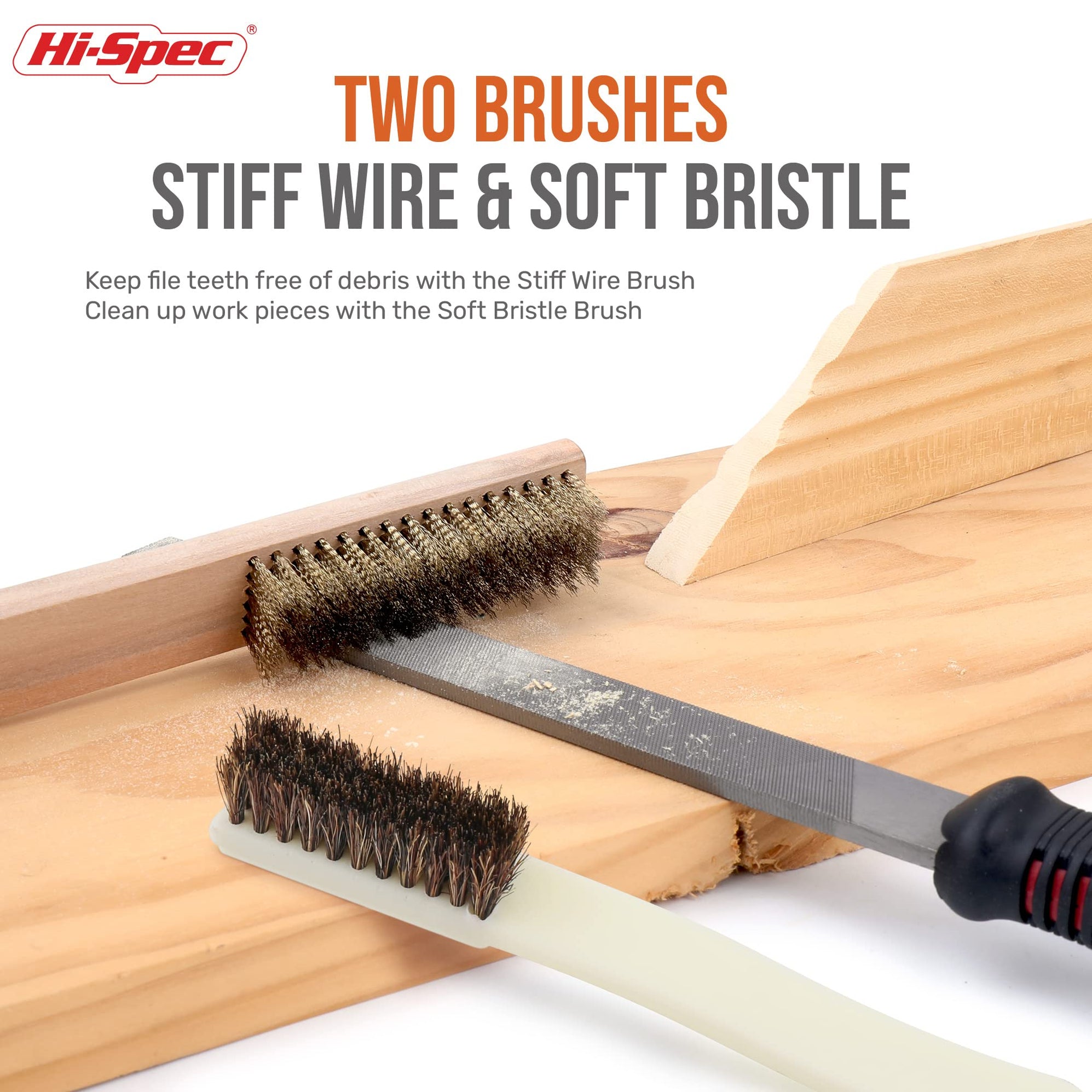 HiSpec 18 Piece Metal Hand & Needle Files Tool Set Kit. Large & Small