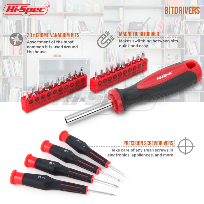 49pc Comprehensive Home & Garage Tool kit Set. Essential for Everyday Tasks and DIY Projects