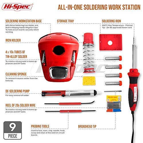 Hi-Spec All-In-One 30W Soldering Station