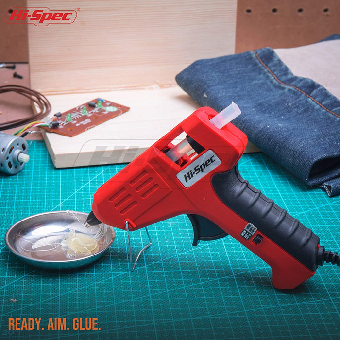 Hi-Spec 51 Piece 10W Mini Hot Glue Gun