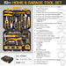 Hi-Spec 82 Piece Home & Garage Tool Kit Set