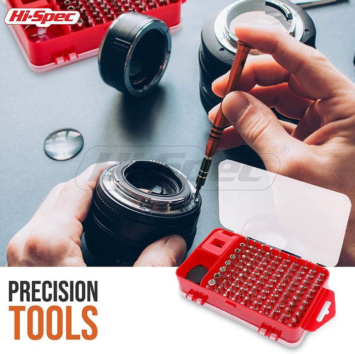 Hi-Spec 108 Piece Repair & Opening Tool Kit Set With Precision Screw Driver Bits