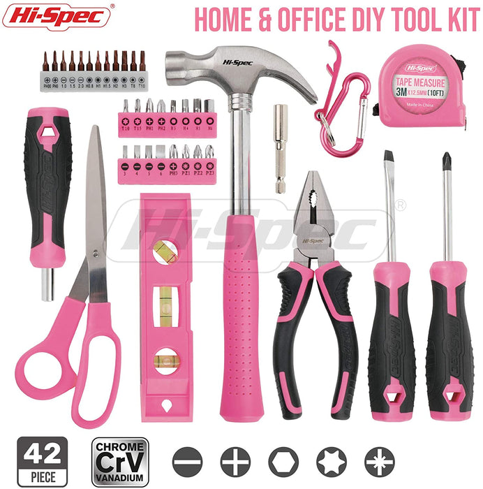 Hi-Spec 45 Piece Home DIY Hand Tool Kit Set