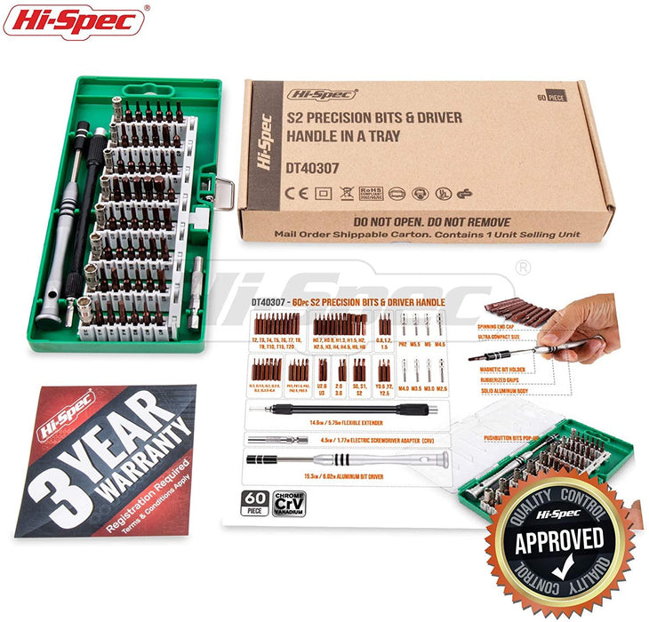 Hi-Spec Precision Screwdriver Kit for Electronics & Computer Repair