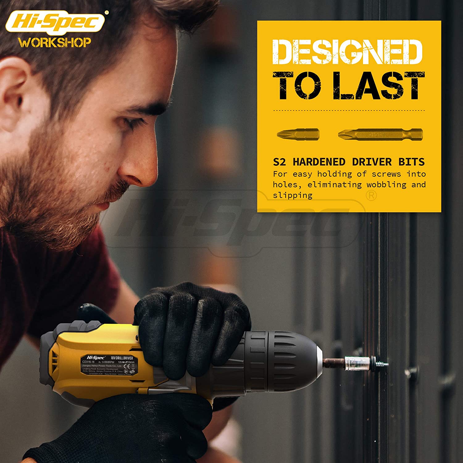 Hi-Spec 58 Piece 18V Drill Driver & Multi Bit Set — HI-SPEC® Tools Official  Site