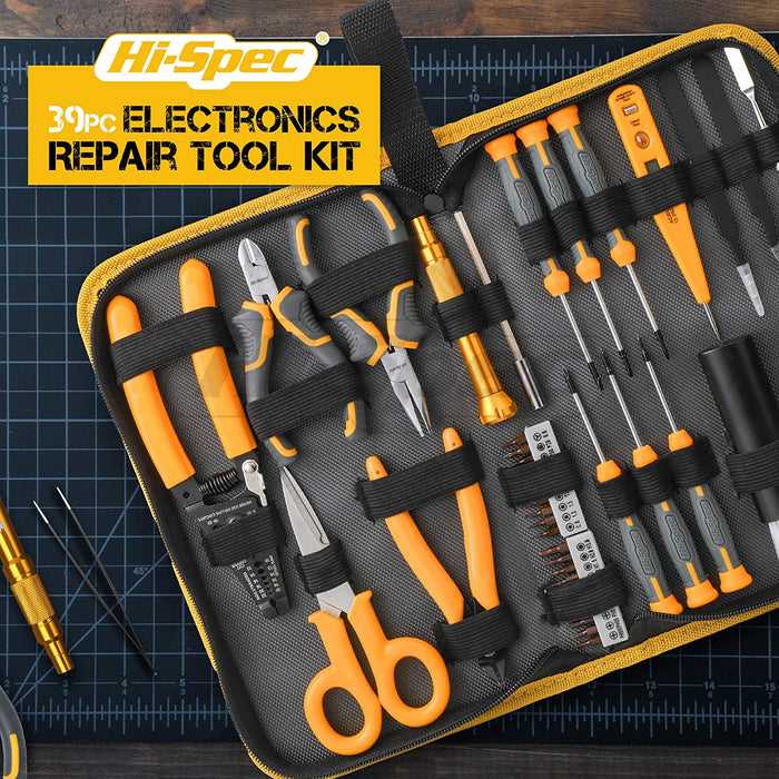 The Hi-Spec 39 Piece Electronics Repair & Opening Tool Kit Set