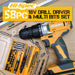 Hi-Spec 58 Piece 18V Drill Driver & Multi Bit Set